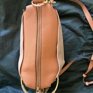 Vince Camuto Tan, Salmon and Blush Shoulder Bag